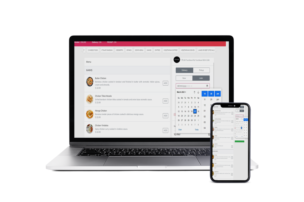 online food ordering system