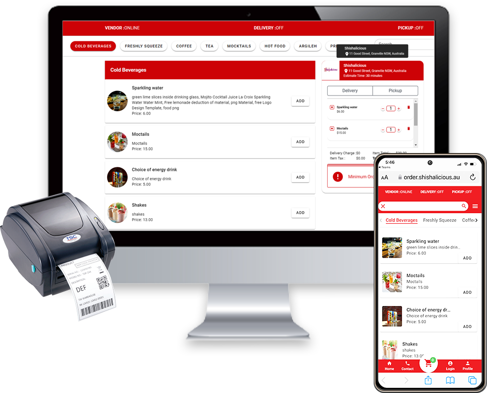 online food ordering system